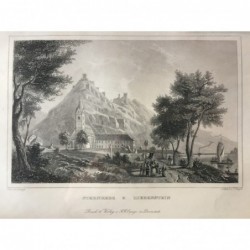Sternberg und Liebenstein, Gesamtansicht - Stahlstich, 1847