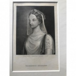 Elisabeth Kulmann - Stahlstich, 1850