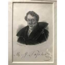 M. G. Saphir - Punktierstich, 1850