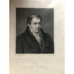Ludwig Tieck - Stahlstich, 1850