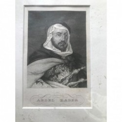 Abdel Kader - Stahlstich, 1850