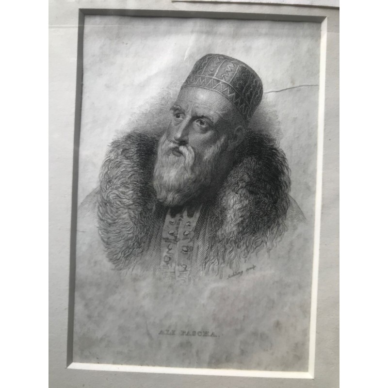 Ali Pascha - Stahlstich, 1880