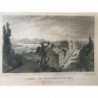 Bonn, Gesamtansicht: Aussicht vom Stockenthor in Bonn - Stahlstich, 1847