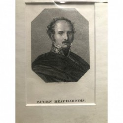 Eugen Beauharnais - Stahlstich, 1850