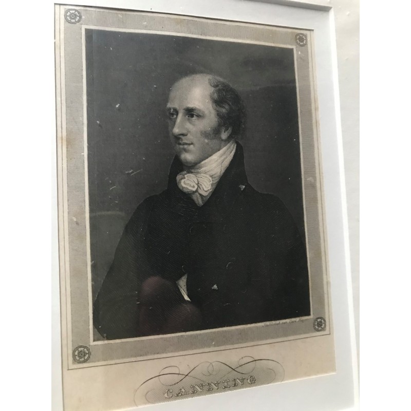 Canning - Stahlstich, 1850