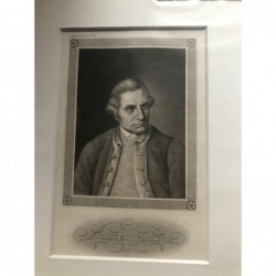 James Cook - Stahlstich, 1850