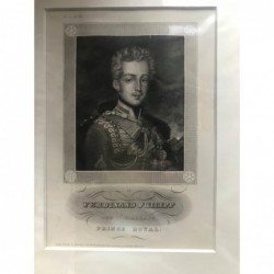 Ferdinand Philipp Duc d'Orleans, Prince Royal - Stahlstich, 1850