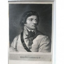 Kosciuszko - Stahlstich, 1850