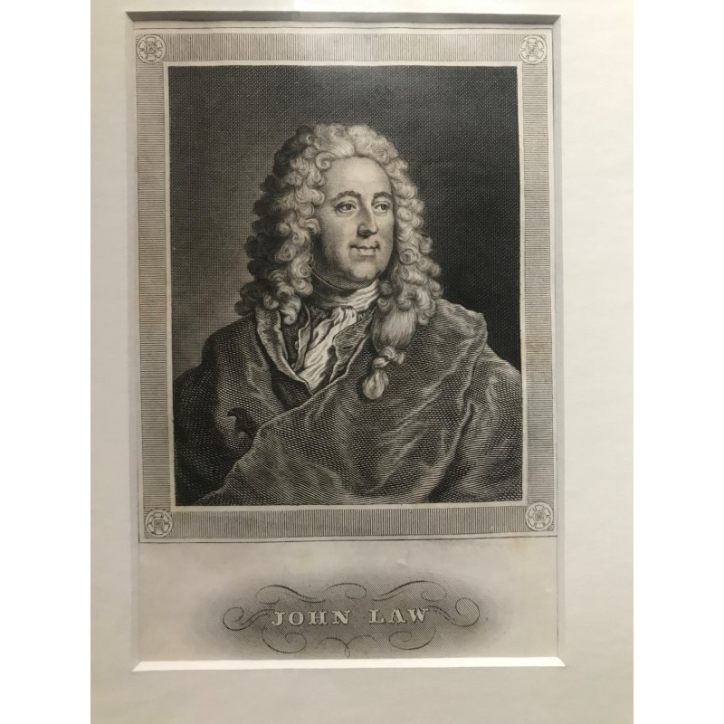 John Law - Stahlstich, 1850