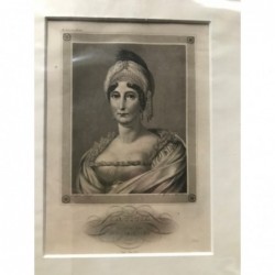 Laetitia, Mutter der Napoleoniden - Stahlstich, 1850