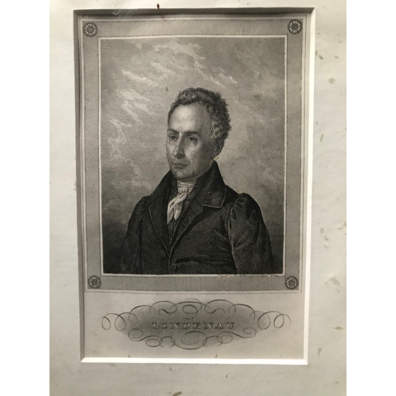 Lindenau - Stahlstich, 1850