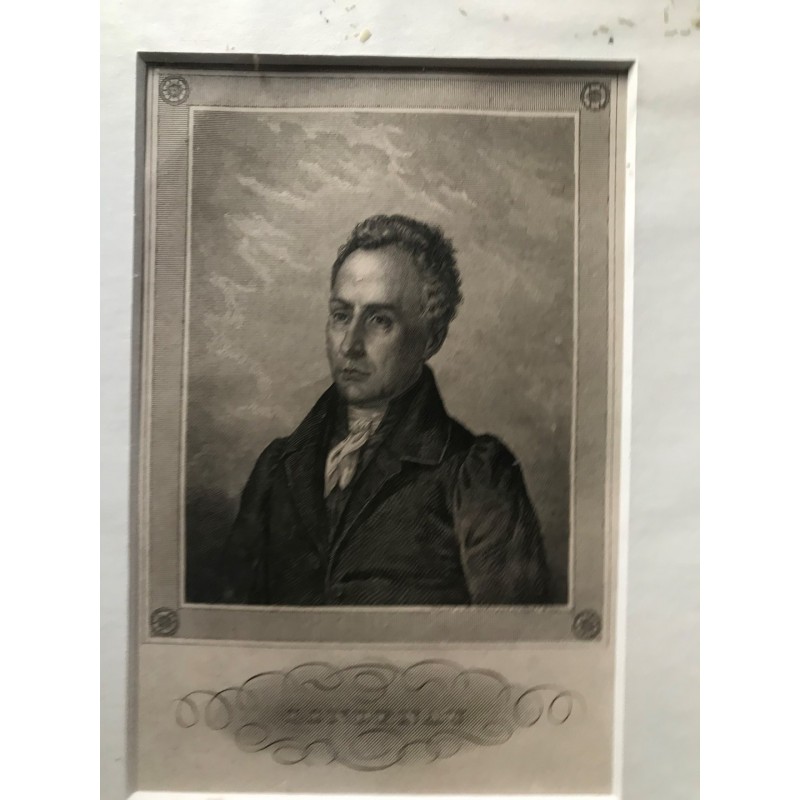 Lindenau - Stahlstich, 1850