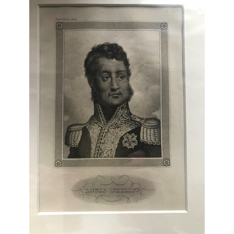 Louis Philipp - Stahlstich, 1850