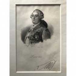 Louis XVI. - Punktierstich, 1850