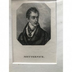 Metternich - Punktierstich, 1850